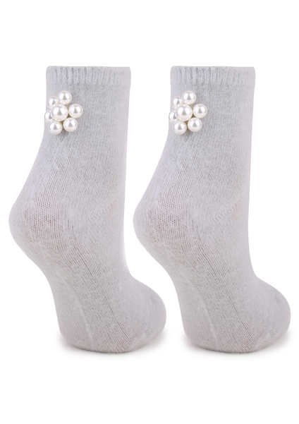 SOCKS ANGORA PEARLS N34