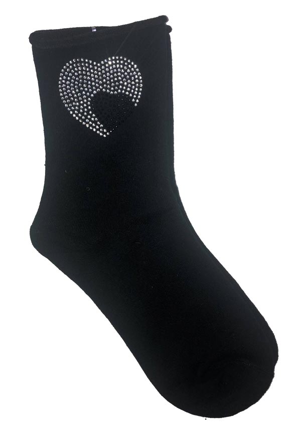 WOMEN'S COTTON HEART TO HEART SOCKS