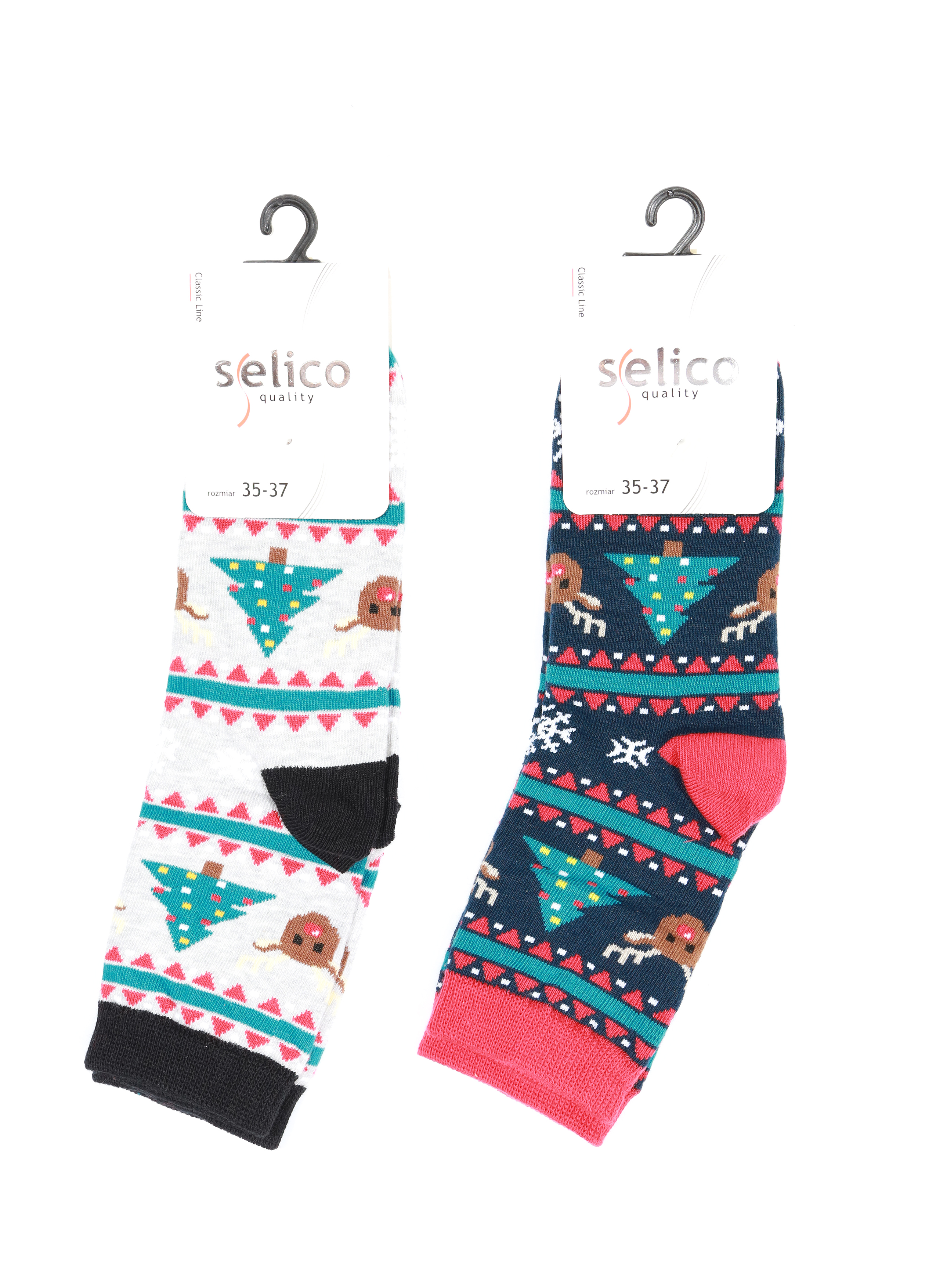 SELICO РОЖДЕСТВЕНСКИЕ НОСКИ ЖЕНСКИЕ 08