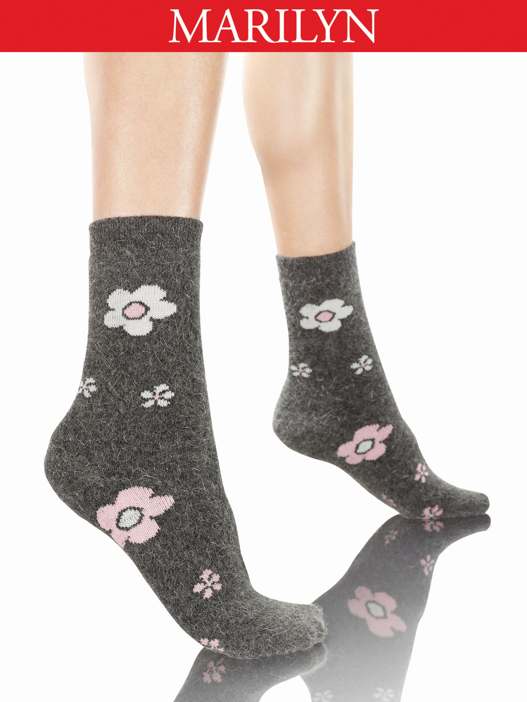 SOCKS ANGORA FLOWER 839