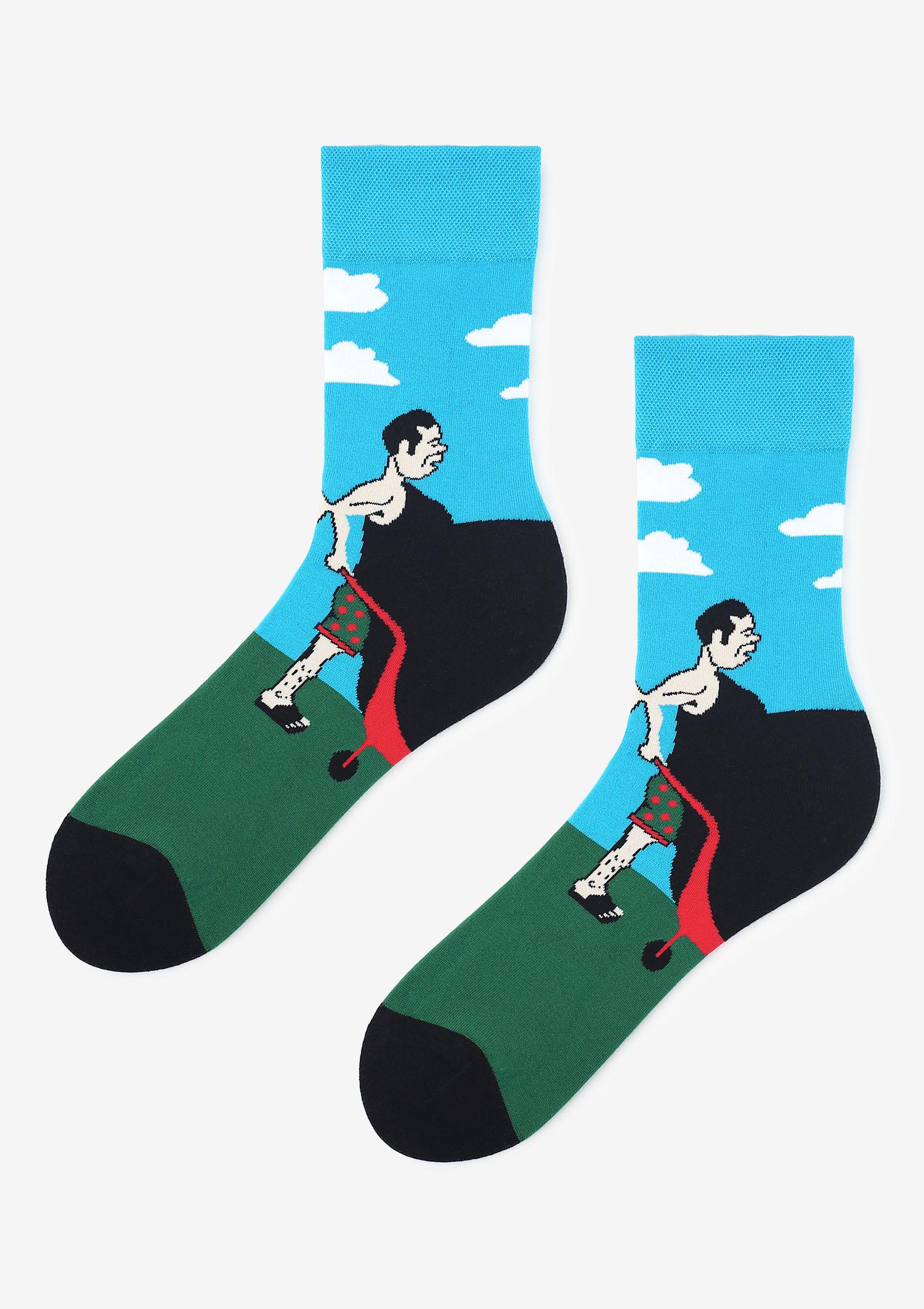 BAUCH DER FRAUEN-SOCKEN