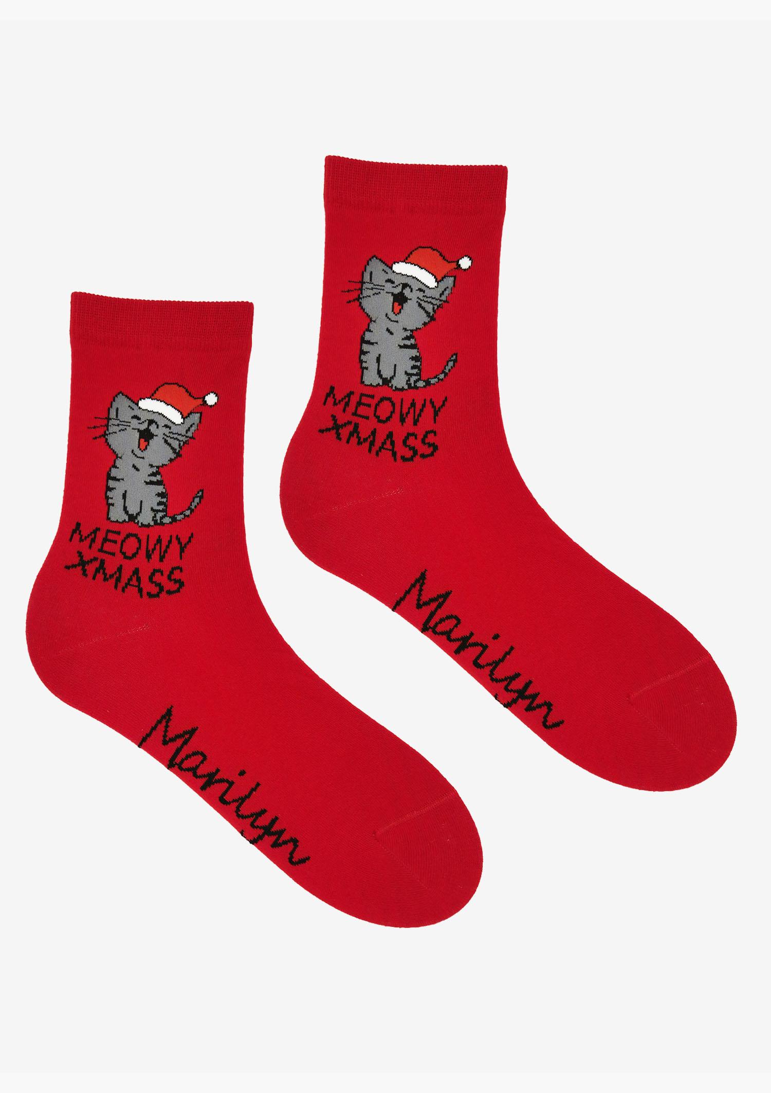 SKARPETKI  SL MEOWY CHRISTMASS