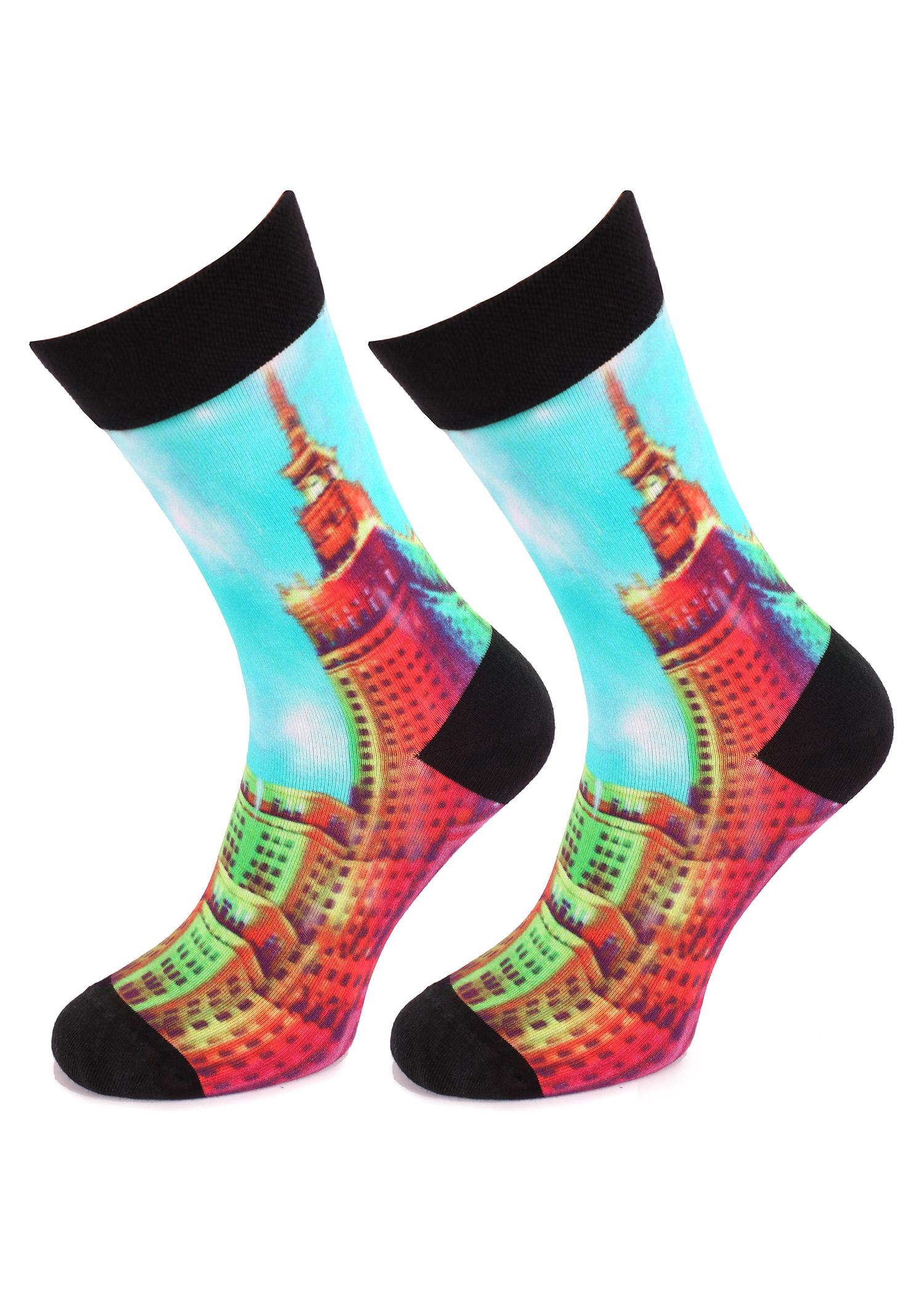 Herren-Socken mit Warschauer Spezialmotiv