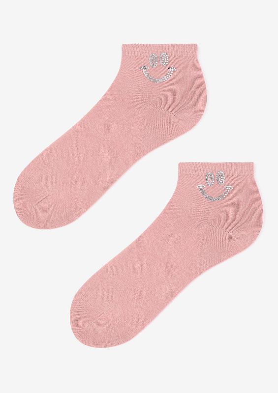 WOMEN'S COTTON SMILE FACE SOCKS