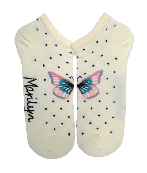 BUTTERFLY FOOTIES SOCKS