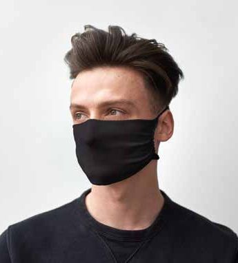 Face mask Protect Silver Black