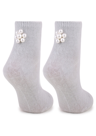 SOCKS ANGORA PEARLS N34
