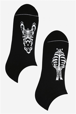 SKARPETKI  FOOTIES MEN ZEBRA