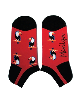DIE SOCKEN FOOTIES DER TUKAN