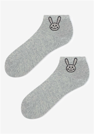 BAUMWOLLE FUNNY BUNNY DAMENSOCKEN 01