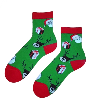 SKARPETKI DAMSKIE SANTA DEER 2
