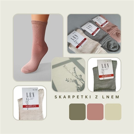 WOMEN'S SOCKS Linen