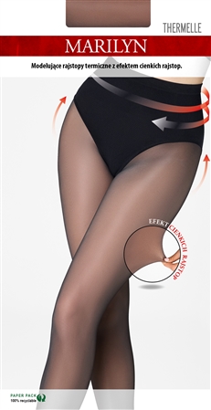 THERMELLE THERMAL TIGHTS IMITATING THIN TIGHTS