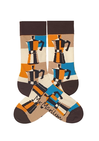 Мужские кофейные носки