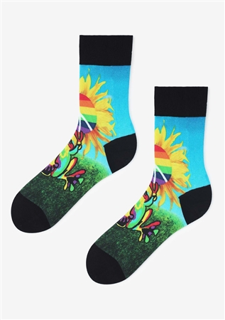 Spezielle Hippie-Froschsocken für Herren